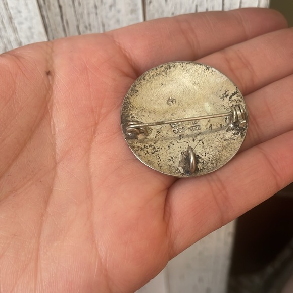 Sterling silver brooch/pendant - Picture 4 of 4